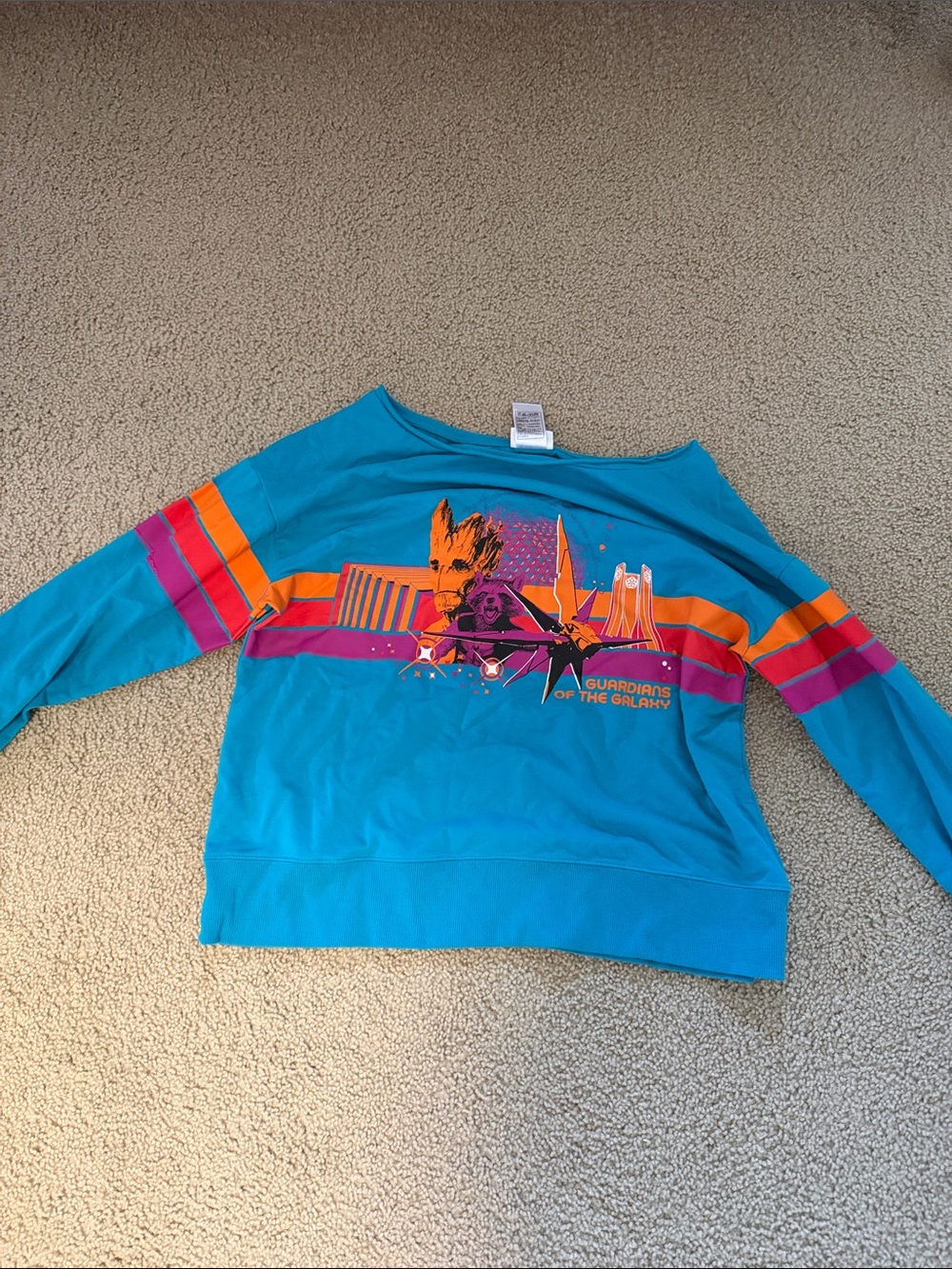 limited edition Disney Marvel off the shoulder sweatshirt